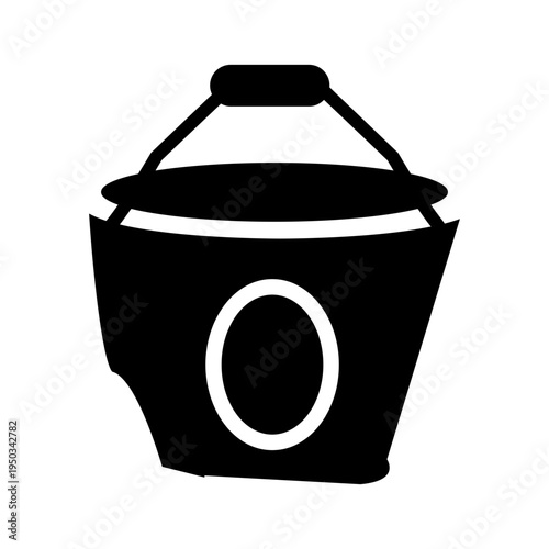 ceramic pot isolated on white illustration vector