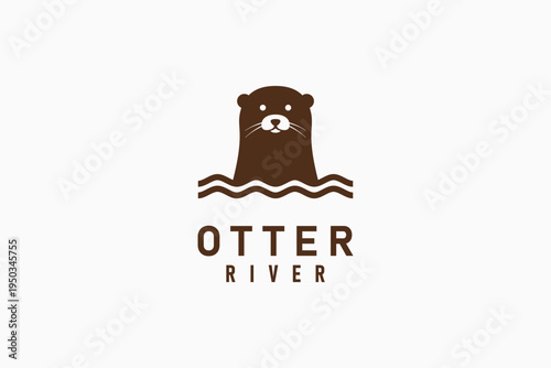 Foto Otter logo symbol icon design