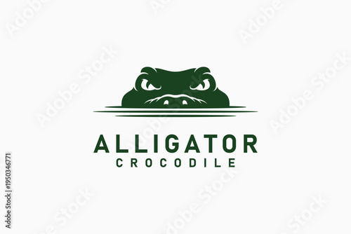 Crocodile logo symbol icon design