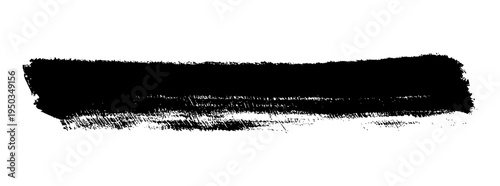 Heavy Black Acrylic Paint Sweep Featuring Gritty Distressed Texture for Edgy Urban Backgrounds.