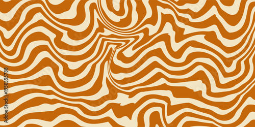 Swirl Caramel Pattern. Vector Splash Caramel Sauce Background. Swirl Peanut Butter Texture. Toffee and Milk Pattern. Liquid Chocolate Bg