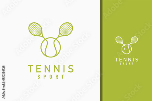Tennis logo symbol icon design