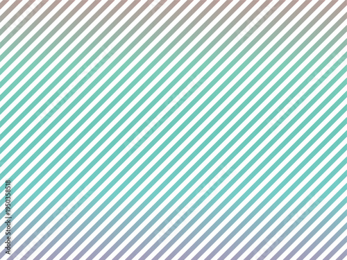 Diagonal Stripes Pattern with Pastel Gradient Transition Isolated on white background