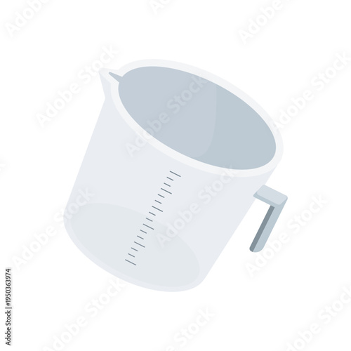 Kitchen Cookware Utensil – Measuring Cup Kitchen Measuring Jug Object Illustration