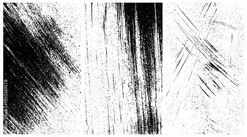 Grunge overlay vector grainy letterpress textures. Imprint texture grungy set. Rolled ink pressed texture. Screen print clean overlay pattern .Fine dust pattern texture. Distressed mask overlay.
