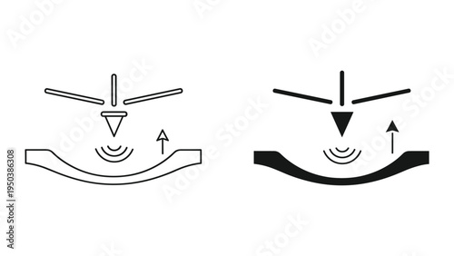 Infrared heat therapy concept icon, heat transfer, technology, medical treatment, abstract science symbol