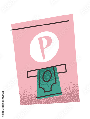 Outdoor parking terminal for payment