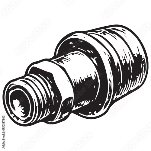 Industrial Pipe Coupling Connector Mechanical Engineering Equipment Machine Component