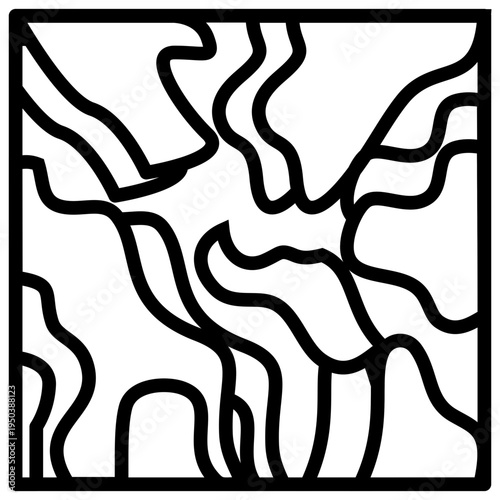 Camouflage Pattern line icon