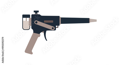 Black and gray industrial staple gun.