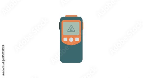 Radiation Detector Device Screen Display.