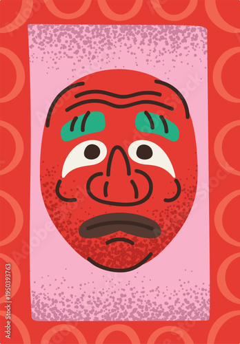 South Korea poster creepy mask