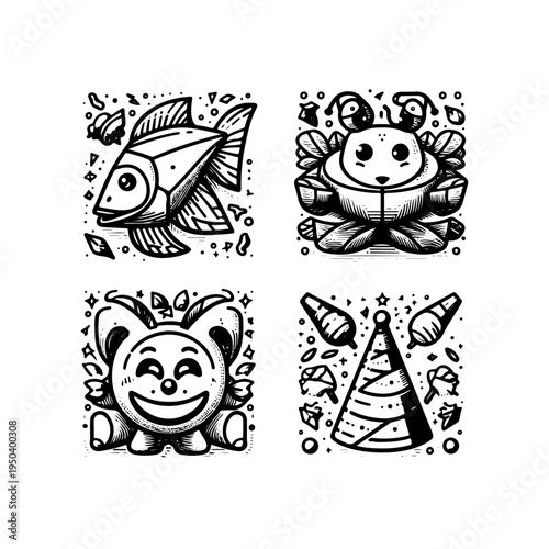 Paper Fish Icon – April Fools’ Day France