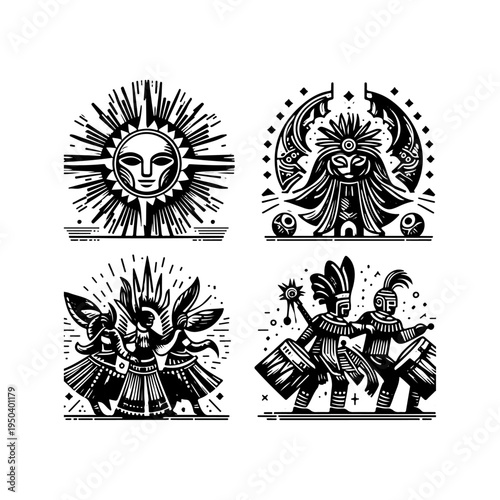 Drums and Instruments Icon – Inti Raymi Celebration
