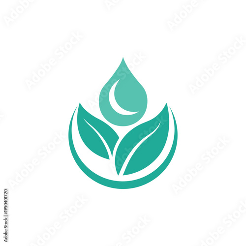 Modern Spa Logo Lotus Flower Wellness Symbol for Beauty Salon and Relaxation Brand