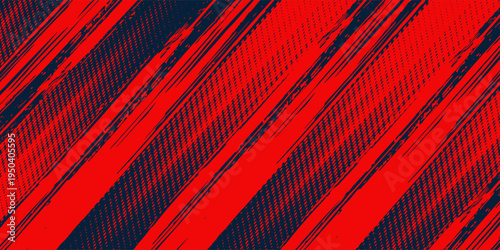 Halftone dots red and blue color pattern gradient grunge texture background. Dot pop art comic sport style vector illustration. grunge vector dots . eps 10