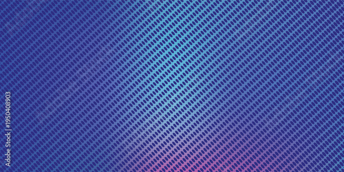 Latar belakang gradien biru abstrak dengan pola titik halftone dan desain digital modern.
