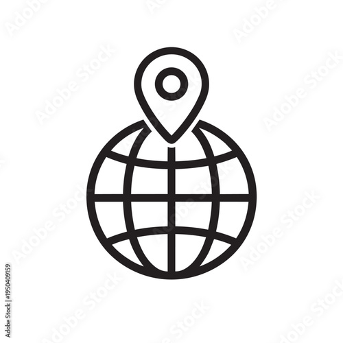 Global summer travel and tourism concept with suitcase and passport flat vector