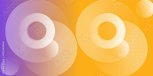 Background pastel colorful  blue and white gradations. Circle effect style geometric simple modern abstract nice