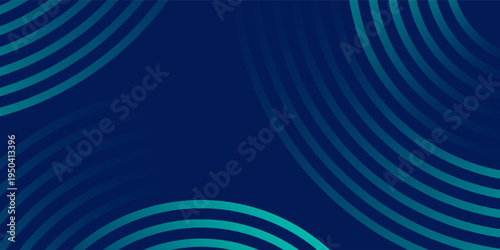 Blue abstract background with glowing circles. Swirl circular lines pattern. Geometric spiral. eps 10