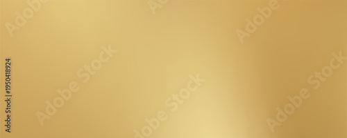 Gold brass glossy brushed metal or satin fabric gradient texture vector background