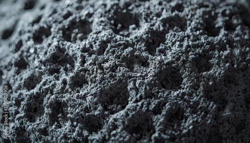 Porous grey pumice stone texture macro. Natural exfoliating spa tool.