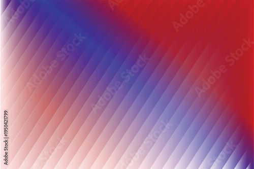 Abstract diagonal gradient stripes background with vibrant red blue and purple color transition in modern geometric design