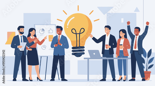 Business Character Teamwork