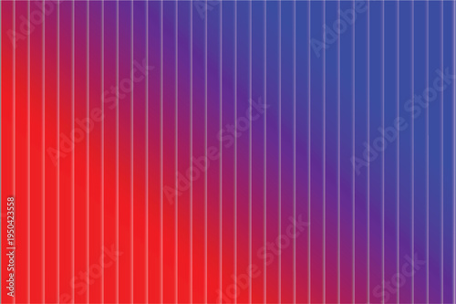 Abstract vertical stripes gradient background with vibrant red purple and blue color transition