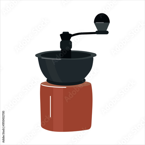 Vintage manual hand coffee grinder