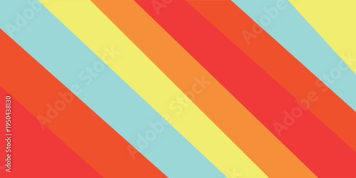 The bright colorful stripes great for backgrounds
