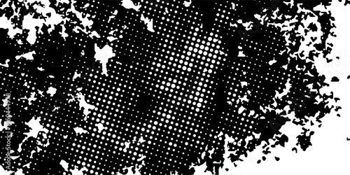Brutalistic Halftone Noise and Grit Pattern