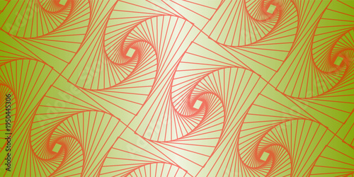 Geometric ornament with a modern detailed design inspired by Moroccan mosaic (zellij) Islamic and Andalusian arabesque art in the form of a colored decorative rectangular rug in red and black