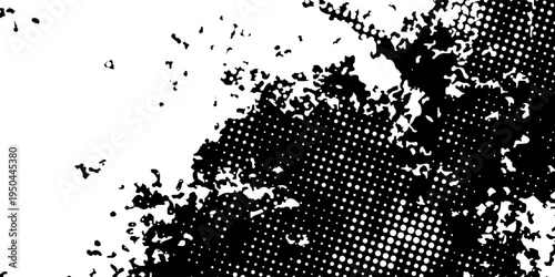 monochromatic background mimicking old photocopier errors and worn-out printing plates, ideal for punk or street-style graphics.