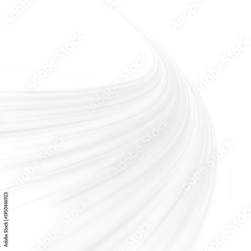 Dynamic white light streaks cut through deep darkness, forming a powerful stream of energy and motion. Subtle glow enhances the perspective. A striking high-tech illustration.