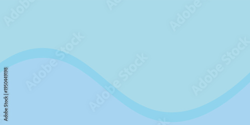 A smooth gradient background with soft blue and green hues. The background features a wavy design with a calming blue color scheme. Minimal abstract wavy gradient vector background