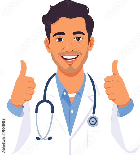 Professional Telehealth Doctor Communicating with Patient using Sign Language via Video Call Interface Conceptual Vector Illustration representing Inclusive Healthcare Accessibility and Remote Medical