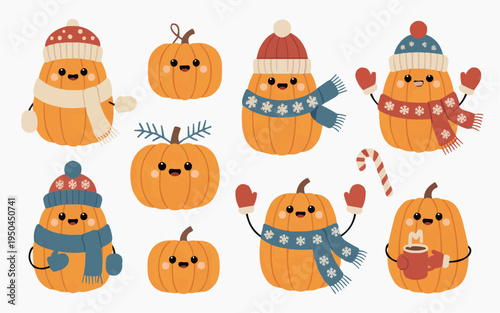 Cute Clipart Set Vector