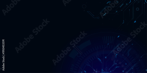 Enter prompt to command AI generate ideas. Generative or search bar on futuristic circuit motherboard. Technology connected blue lines with electronics elements on tech bg.