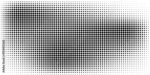 Grunge halftone gradient background. Faded grit noise texture. White and black sand wallpaper. Retro pixelated backdrop. Anime or manga style comic overlay.