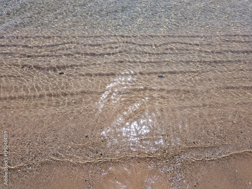 waves on the beach Sahl Hasheesh Red Sea Egypt