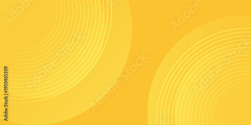 Vector yellow background with circular swirl patterns and soft gradients. pattern trendy