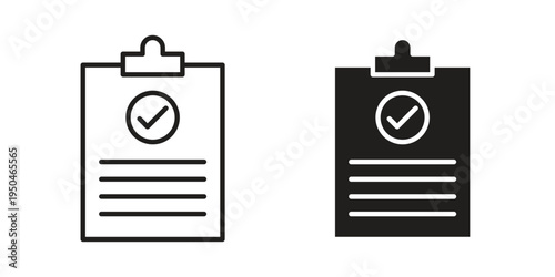 Consent icon. Simple linear element illustration. Thin stroke sign can be used for web, mobile and UI.