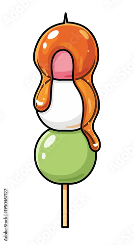 Dango Skewer with Sweet Glaze