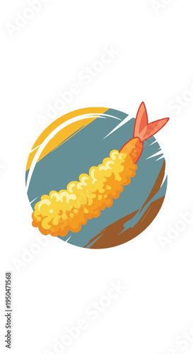 Shrimp Tempura Illustration