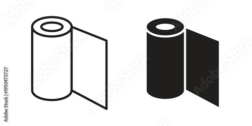 Gauze icon. Simple linear element illustration. Thin stroke sign can be used for web, mobile and UI.