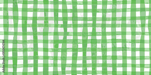 A vibrant green and white checkered pattern fills the entire frame