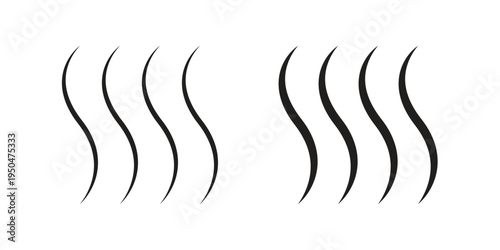 Heat icon. Simple linear element illustration. Thin stroke sign can be used for web, mobile and UI.