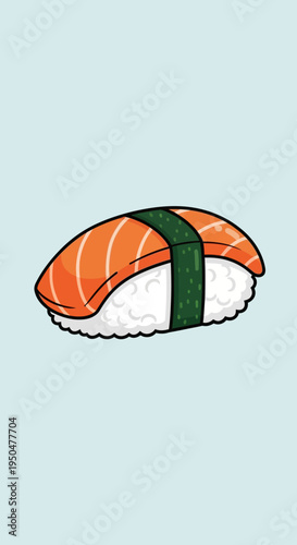 Salmon Nigiri Sushi