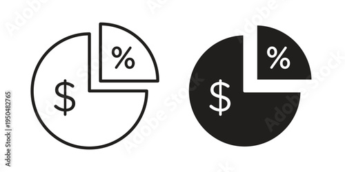 Margin icon. Simple linear element illustration. Thin stroke sign can be used for web, mobile and UI.